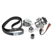 Kit de courroie de distribution avec Pompe à eau Audi A1 A3 Q3 Q5 Volkswagen Golf VII Tiguan Skoda Superb Seat Ibiza Leon 1.6-2.0 Tdi 90-204 cv KPE3106A CONTITECH neuf 