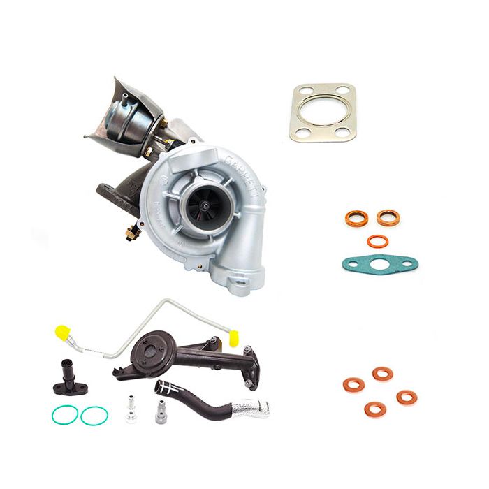 Kit Turbo Complet Peugeot 206 207 307 308 407 1007 3008 5008 C3 C4 Picasso C5 Mazda 3 Cmax 1.6 1.6L Hdi 110 cv Pack Tranquillité 753420 Garrett